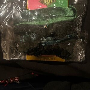 Green and Black Hair Tie Set